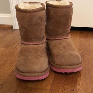 Uggs Kids Classic Pink Sole